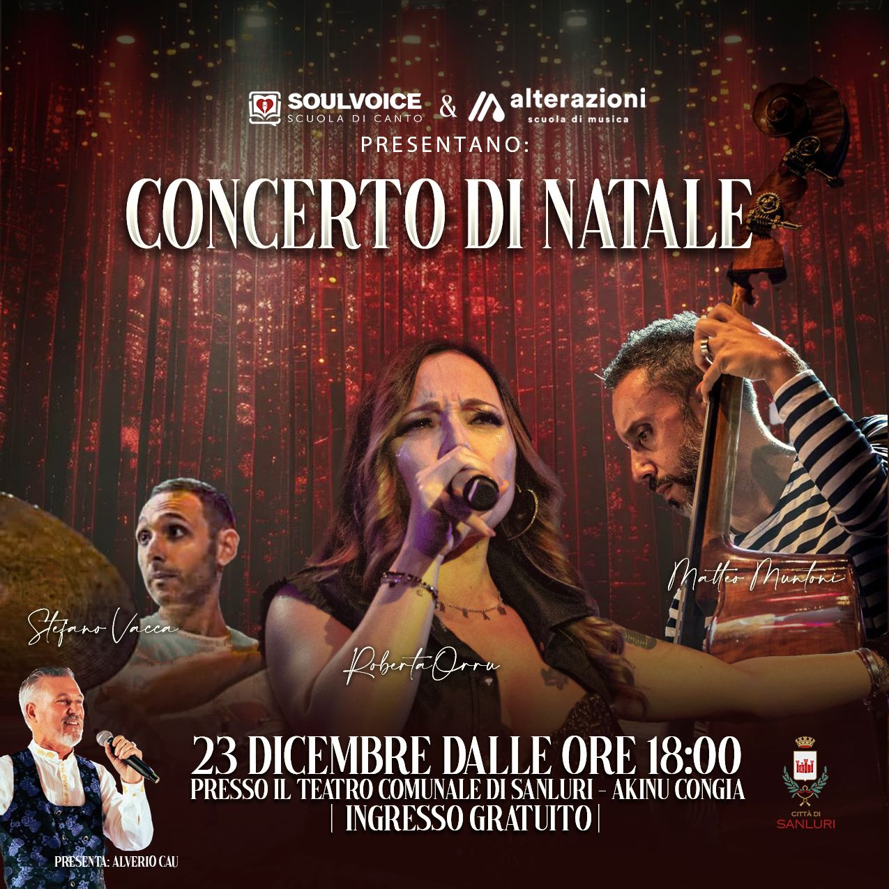 Locandina Concerto di natale soul voice alterazioni