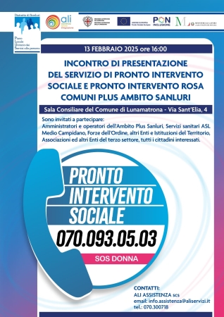 Pronto Intervento Sociale